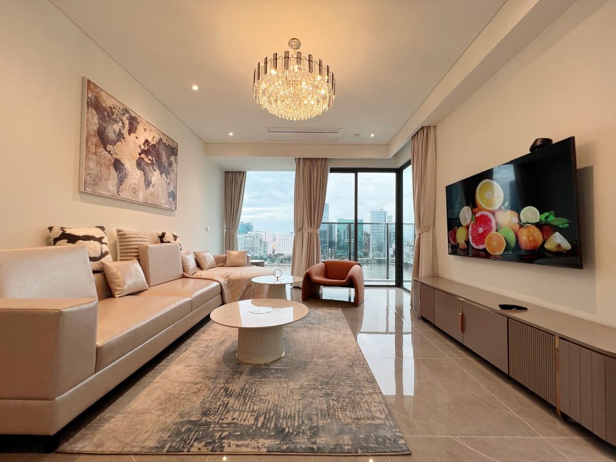 Full nội thất Opera 2 The Metropole Phòng Ngủ 2 WC cho thuê 94m2