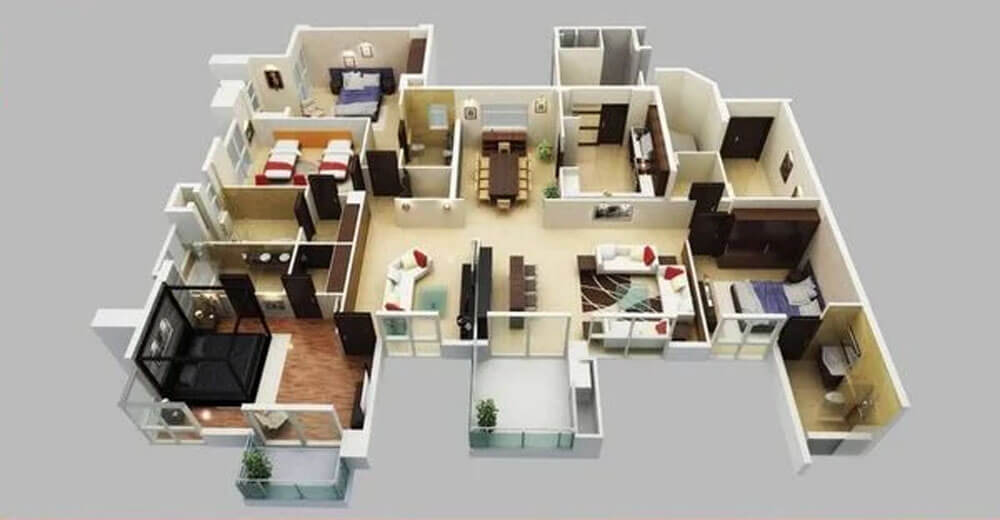 Chọn căn hộ chung cư diện tích bao nhiêu?